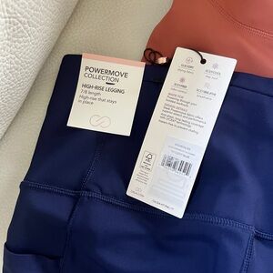 Navy CALIA Women's PowerMove 7/8 Pocket Legging